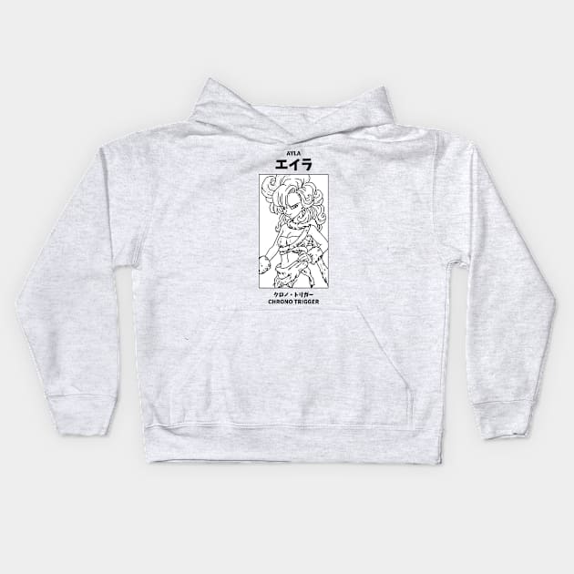 Ayla Chrono Trigger Kids Hoodie by KMSbyZet